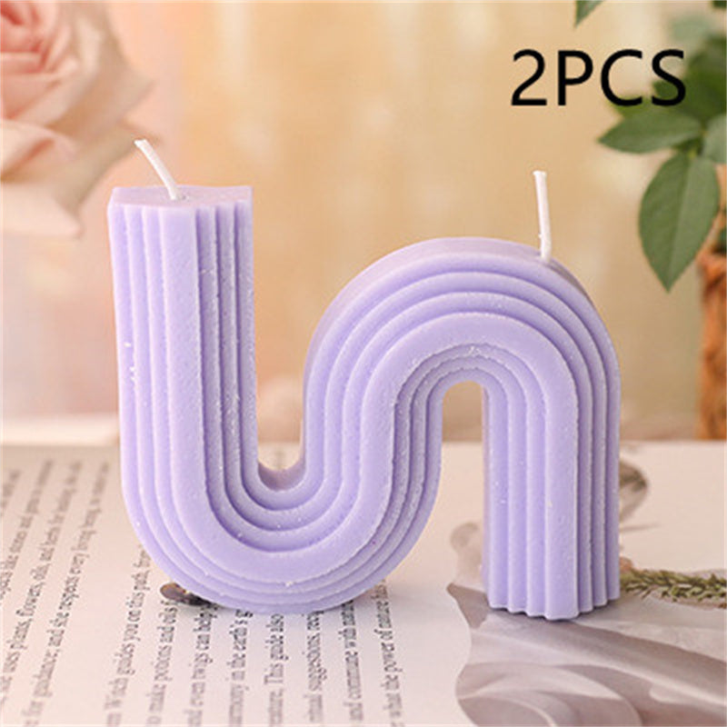 Fashion Art Geometric Handmade Scented Candles
