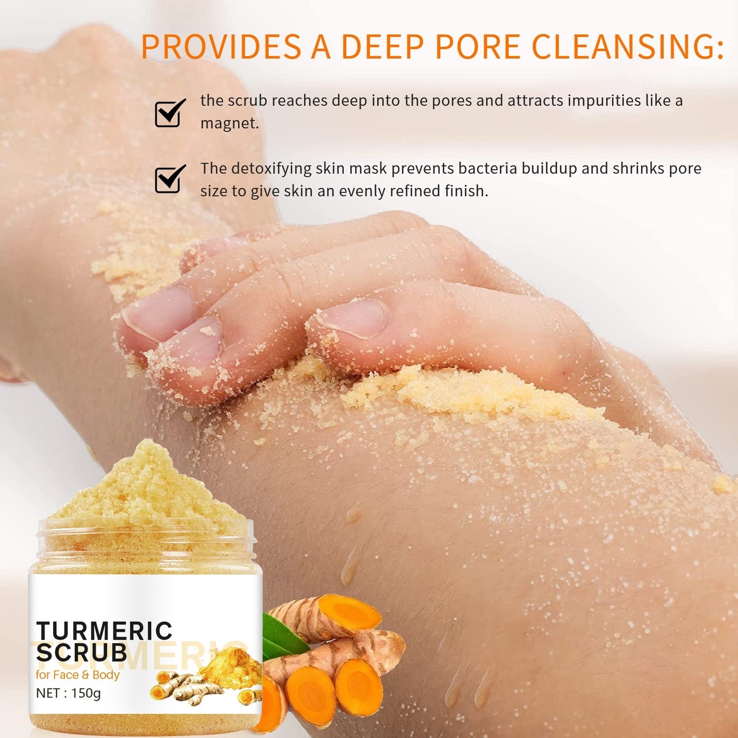 Turmeric Body And Face Scrub