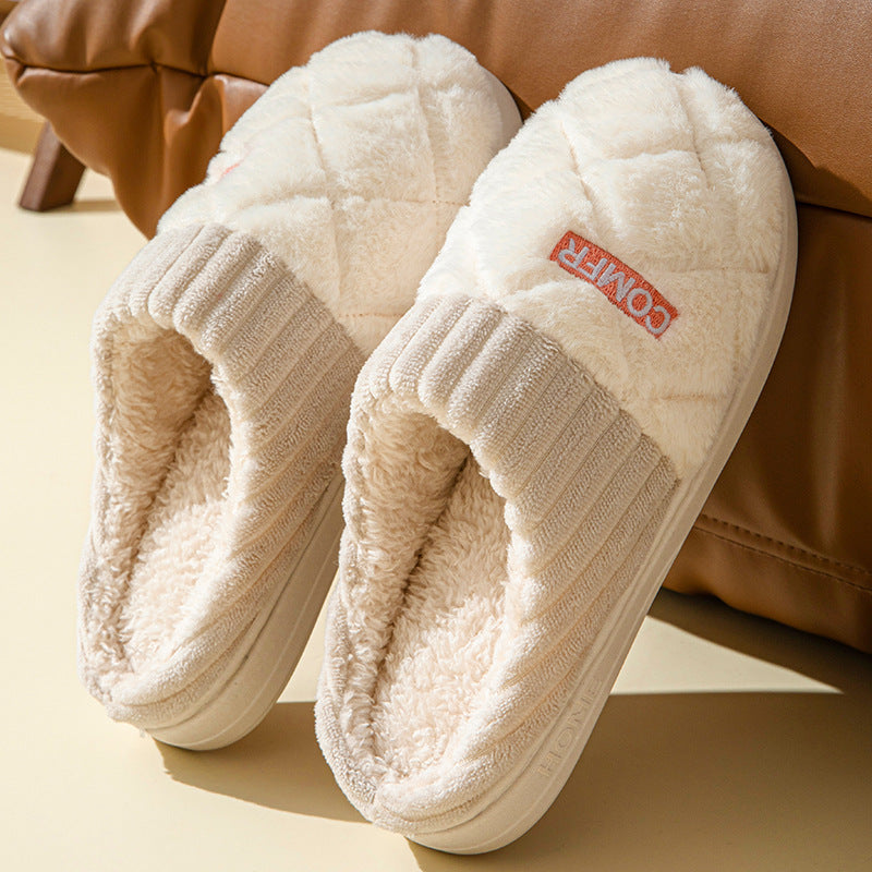 COMFR Plush Warm Non-slip Indoor Slipper