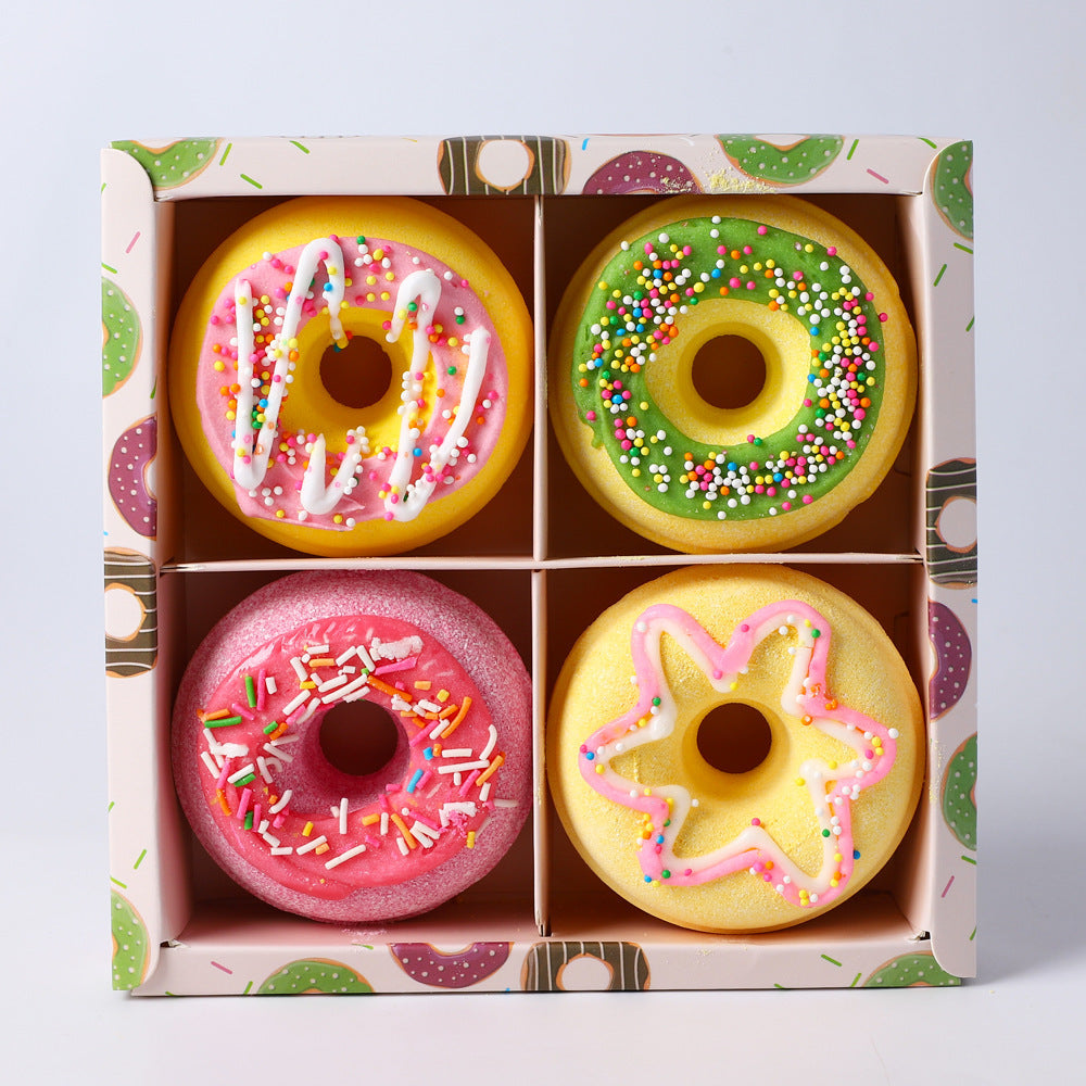 Donut Shape Salt Bath Bomb Set