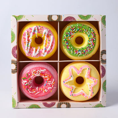 Donut Shape Salt Bath Bomb Set