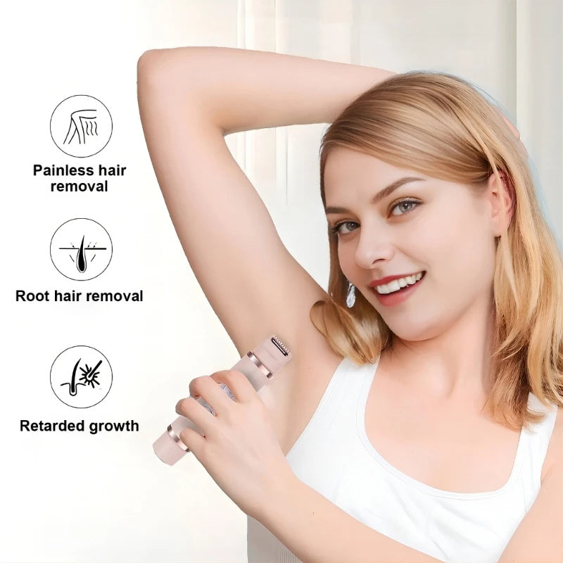 Dual-Head Women's Painless Electric Shaver Epilator