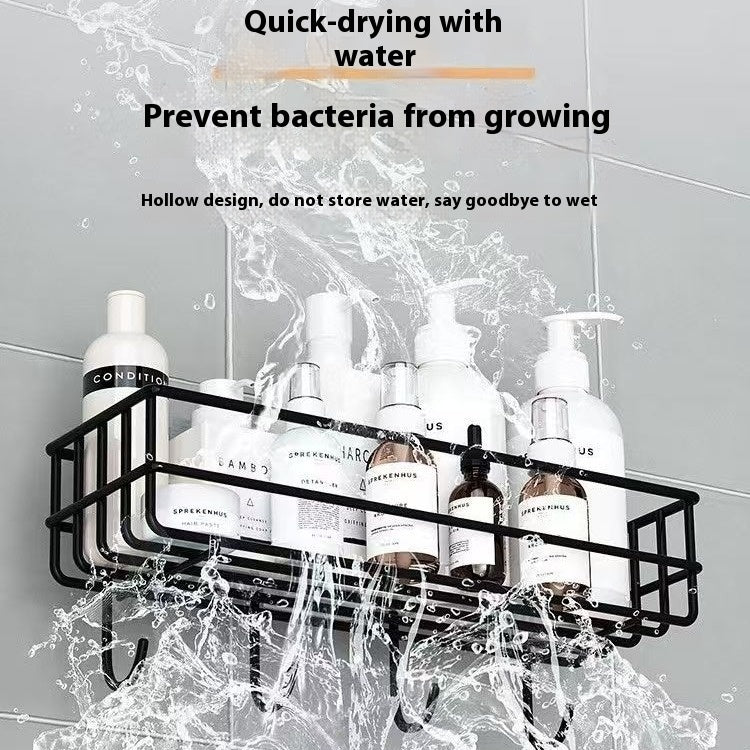 Iron Bathroom Punch-free Storage Rack
