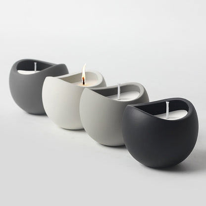 Ceramic Minimalist Creative Ornament Candle Cups