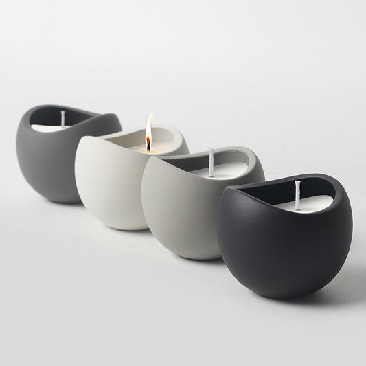 Ceramic Minimalist Creative Ornament Candle Cups