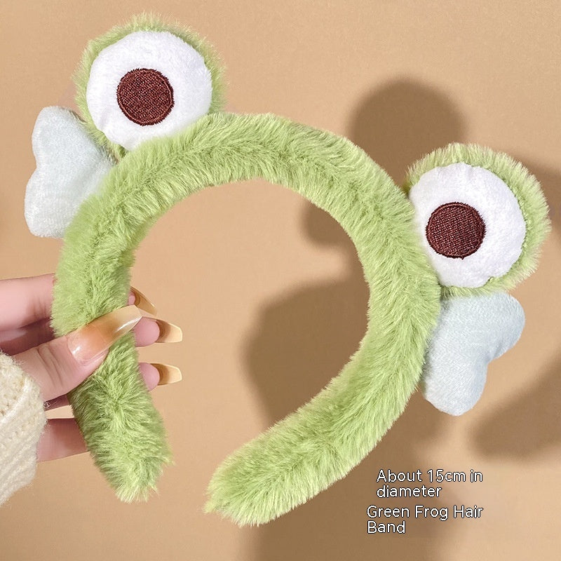 Plush Frog Headband
