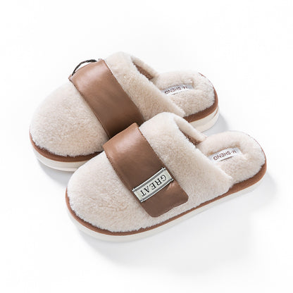 Hook Furry Cotton Indoor Home Slippers