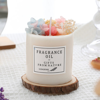 Luxury Dried Flowers Romantic Scented Candles