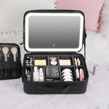NiceLand Smart LED With Mirror Cosmetic Bag