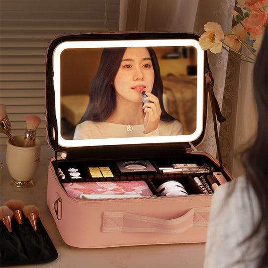 NiceLand Smart LED With Mirror Cosmetic Bag