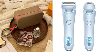 2 In 1 Rechargeable Women Body Hair Removal Razor Epilator