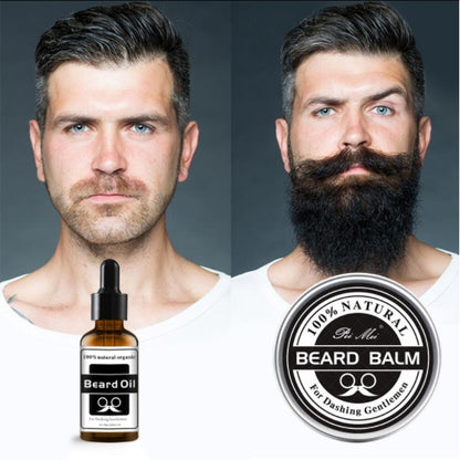 Natural Moisturizing Growth Beard Cream and Oil