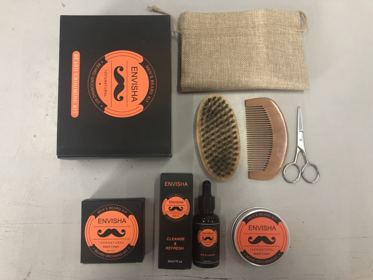 Envisha Men's Beard Care Kit