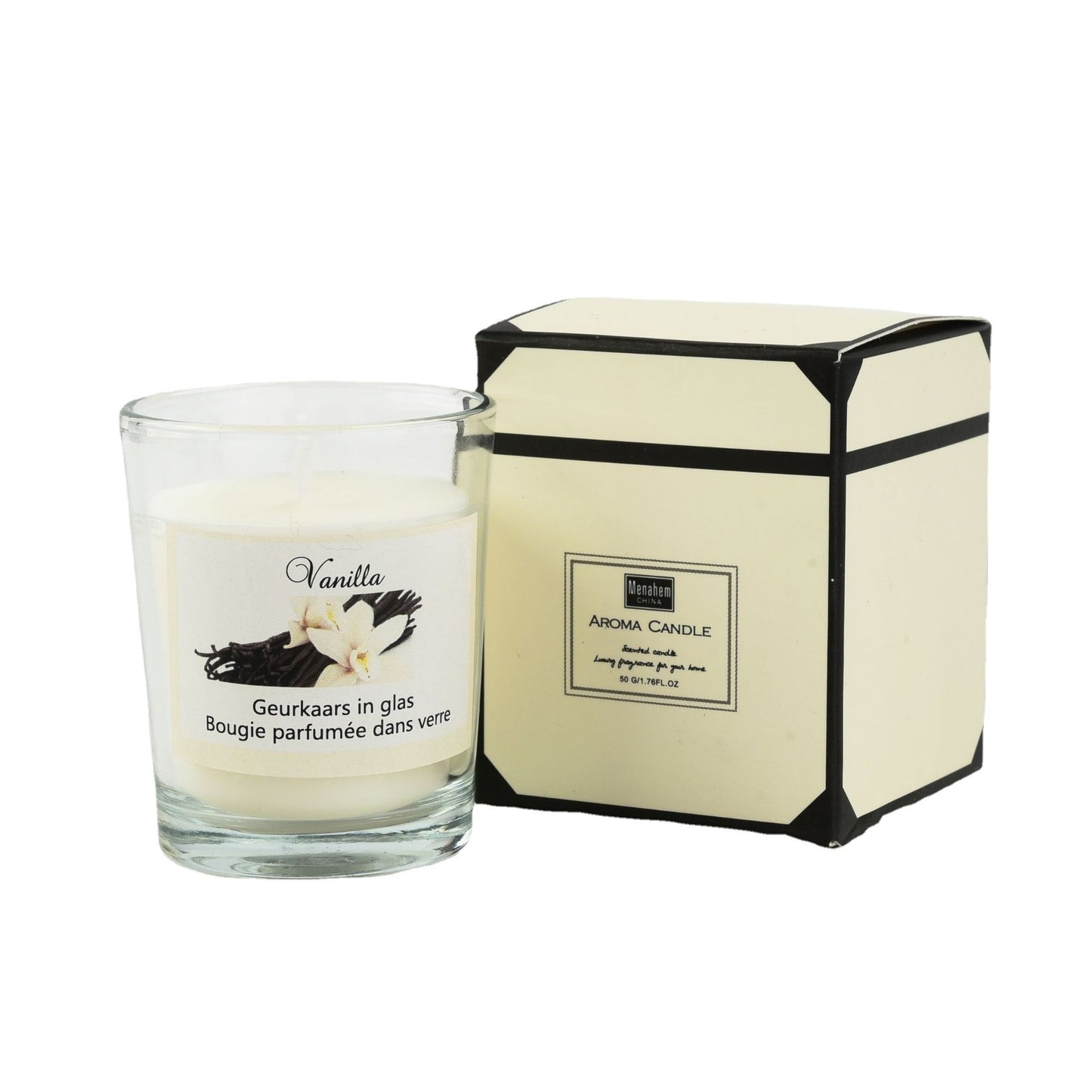 Natural Handmade Glass Romantic Fragrance Candles