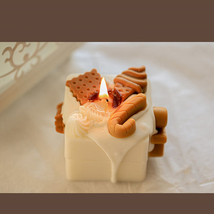 Homemade Gingerbread Christmas Scented Candles