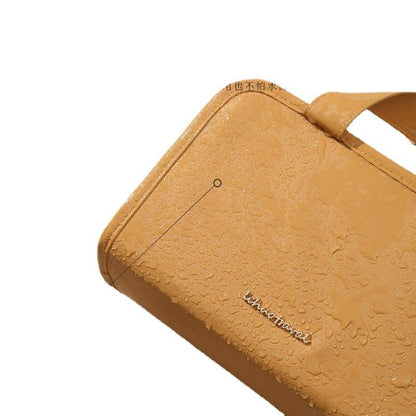 Lehuo Travel Classy Leather Cosmetic Bag