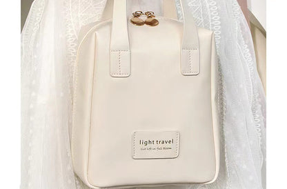 Leather Waterproof Pouch Cosmetic Bag Bag