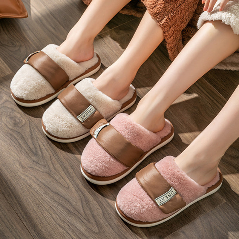Hook Furry Cotton Indoor Home Slippers