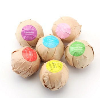 Organic Bath Mint Lavender Rose Scented Bombs Bubble
