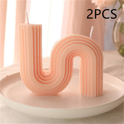 Fashion Art Geometric Handmade Scented Candles