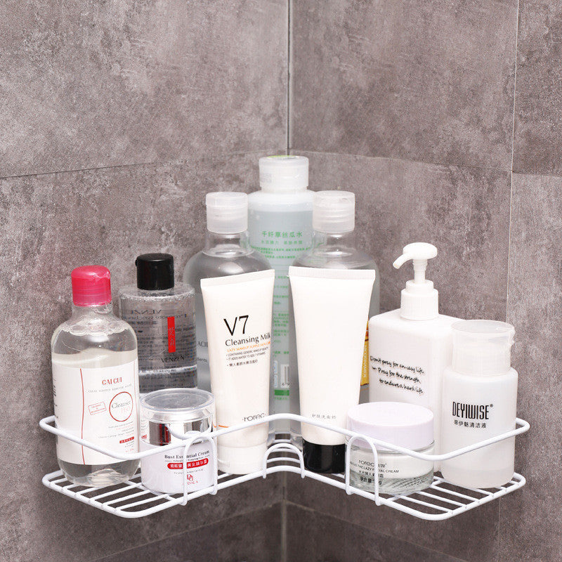 Iron Nail-free Corner Bathroom Shelf