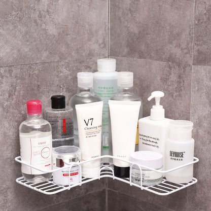 Iron Nail-free Corner Bathroom Shelf