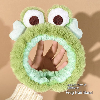 Plush Frog Headband
