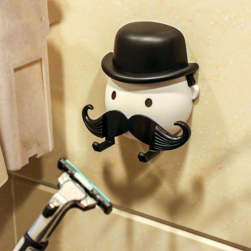 Monopoly Punch-free Wall Hanging Shaver Holder