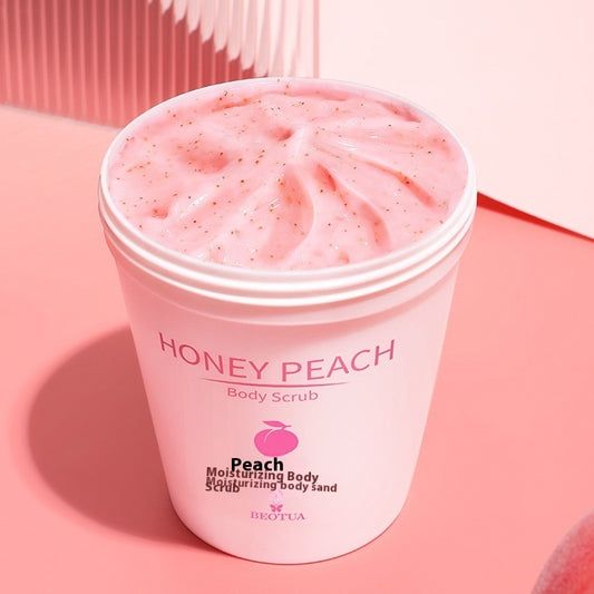 Honey Peach Moisturizing Cream Body Scrub