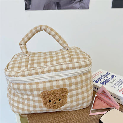 Cute Cartoon Bear Cosmetic Bag