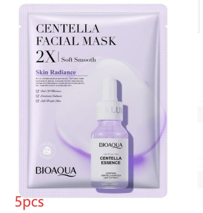 Collagen, Centella Asiatica, Hyaluronic Acid, and Vitamin C Sheet Mask