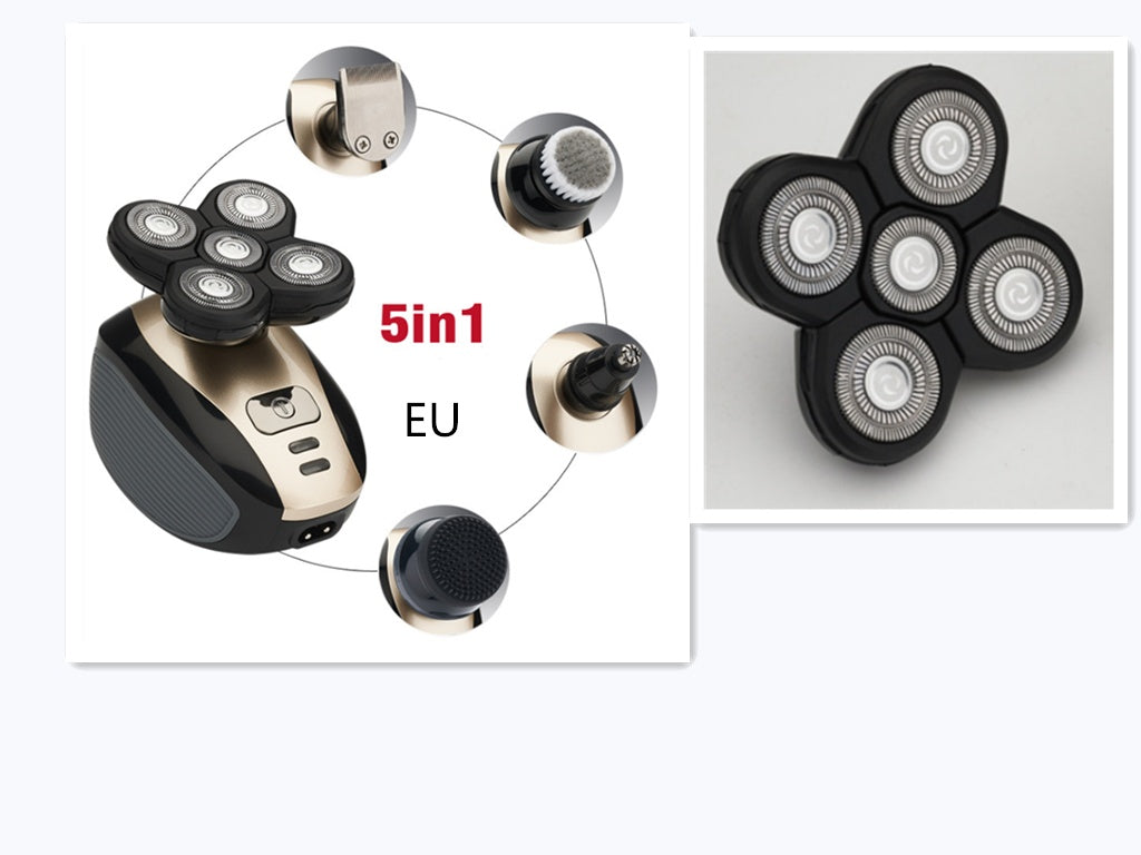 5 In 1 Men Multifunctional Rechargeable Electric Shaver