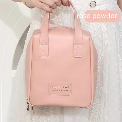 Leather Waterproof Pouch Cosmetic Bag Bag