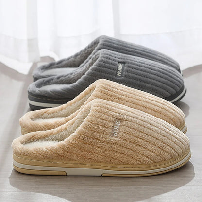 HOME Simple Plush Cotton Indoor Slippers