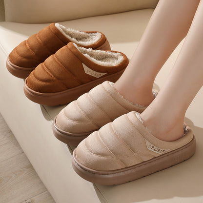 SPORT Suede Plush Slipper Indoor Slippers