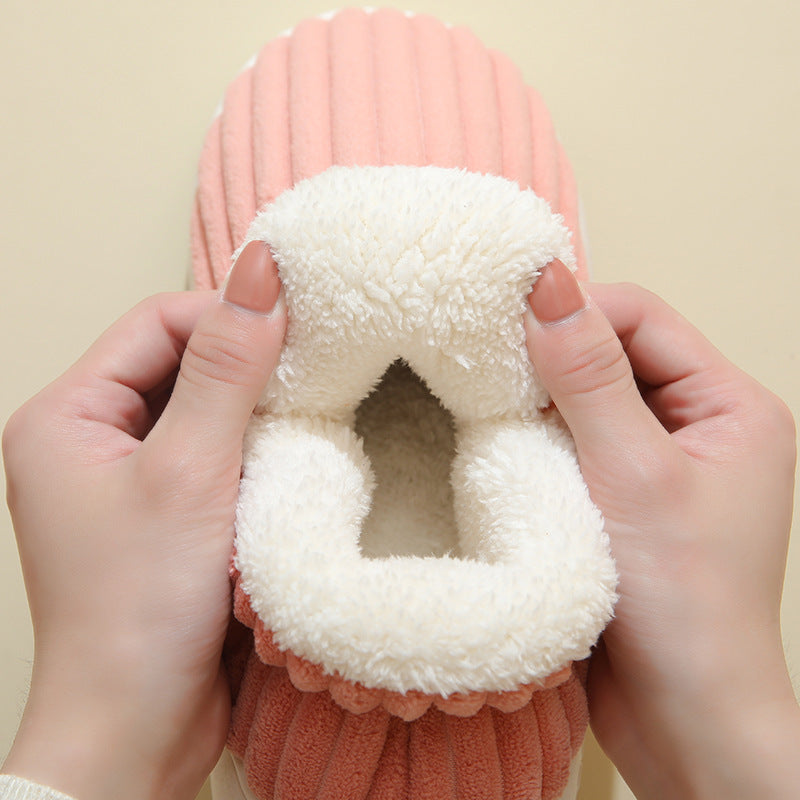 Classy Stripe Slipper Shoes