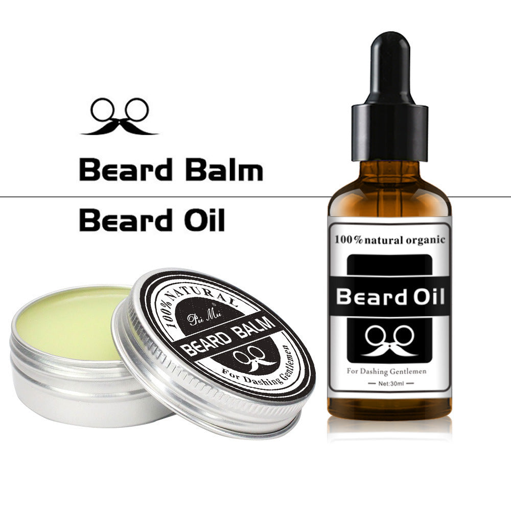 Natural Moisturizing Growth Beard Cream and Oil