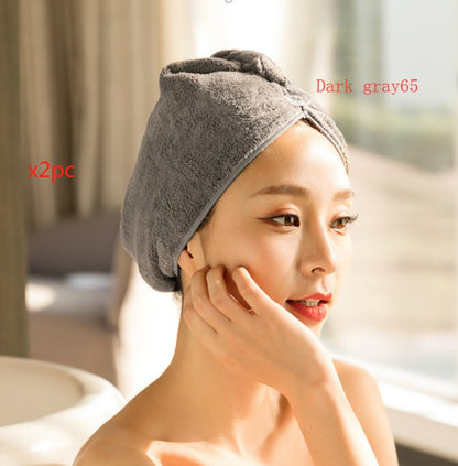 Absorbent Hair Dryer Towel Cap