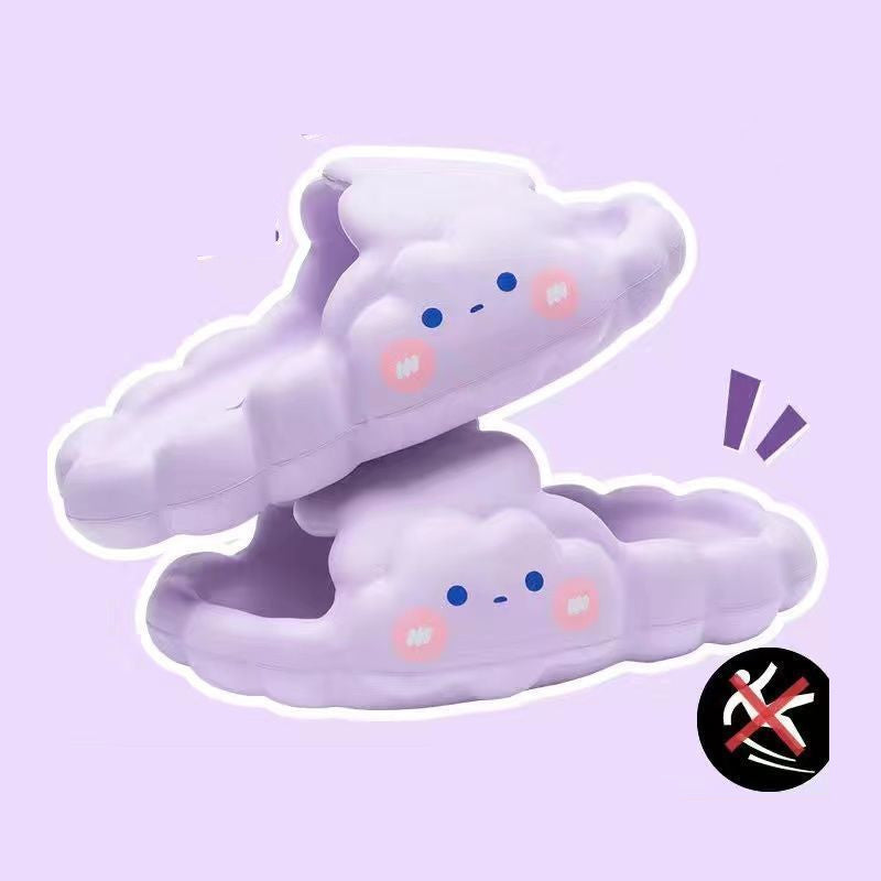 Cloud Home And Bathroom Slippers