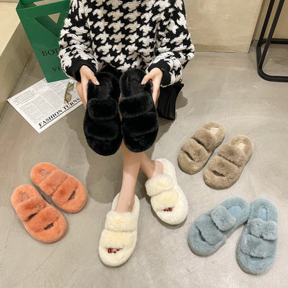 Fuzzy Indoor Slippers