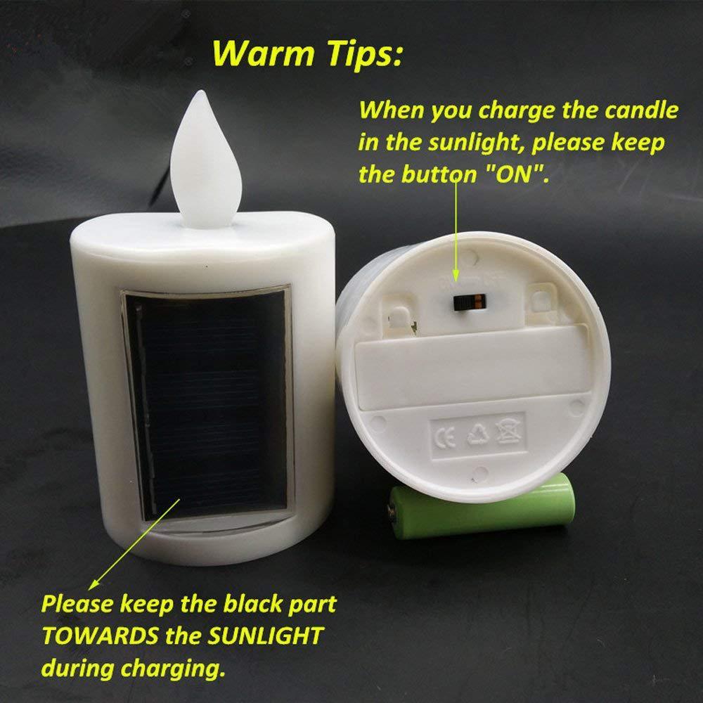 Solar Rechargable LED Candles