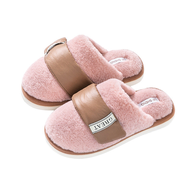 Hook Furry Cotton Indoor Home Slippers