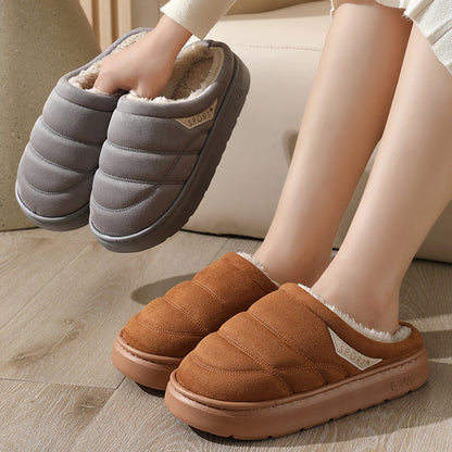 SPORT Suede Plush Slipper Indoor Slippers
