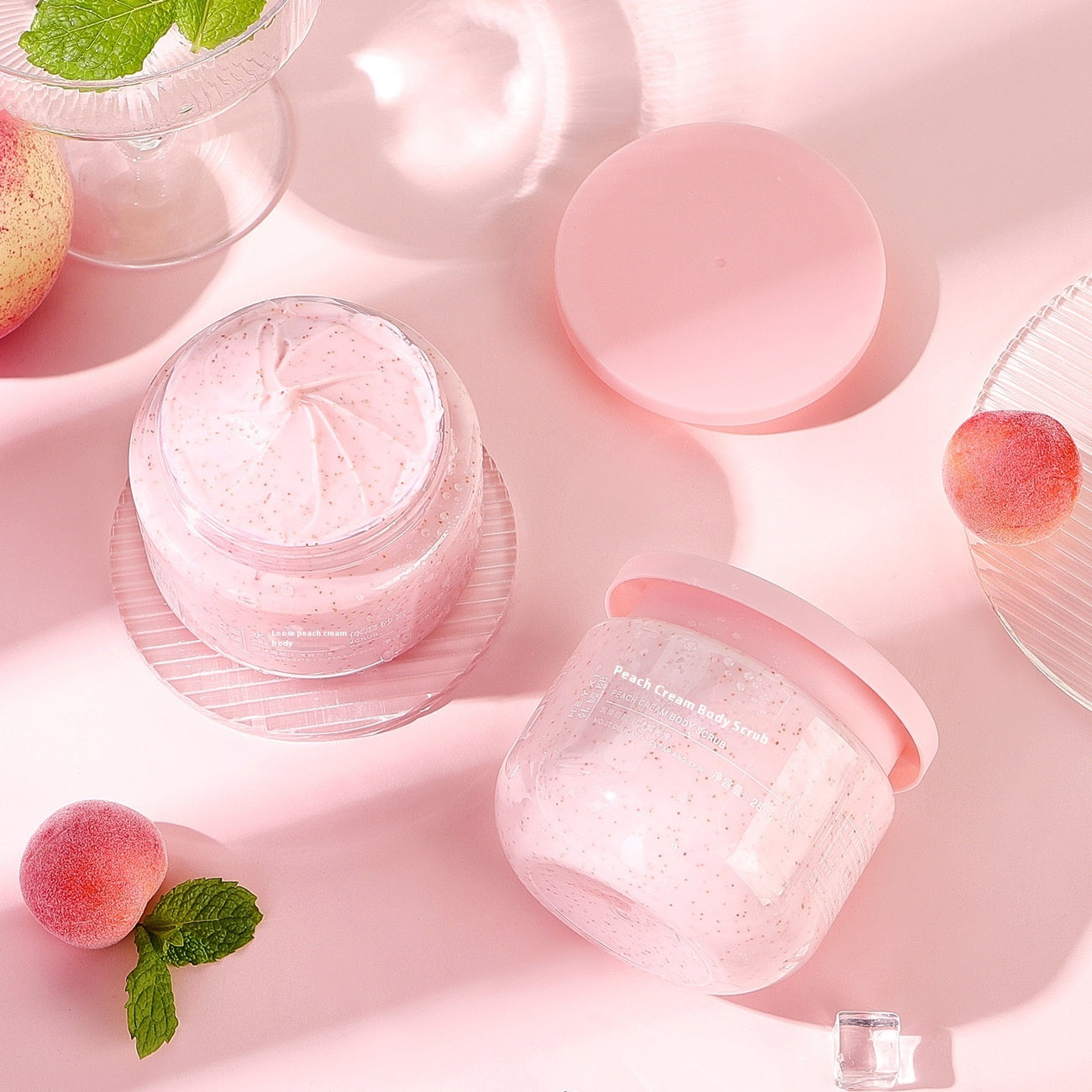 Peach Butter Cream Body Scrub