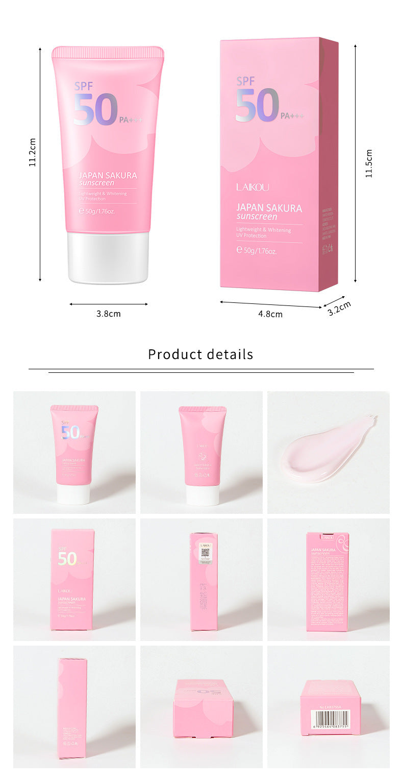 Japan Sakura Moisturizing Sunscreen SPF 50