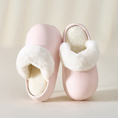 Detachable Waterproof Warm Fuzzy Home Slippers