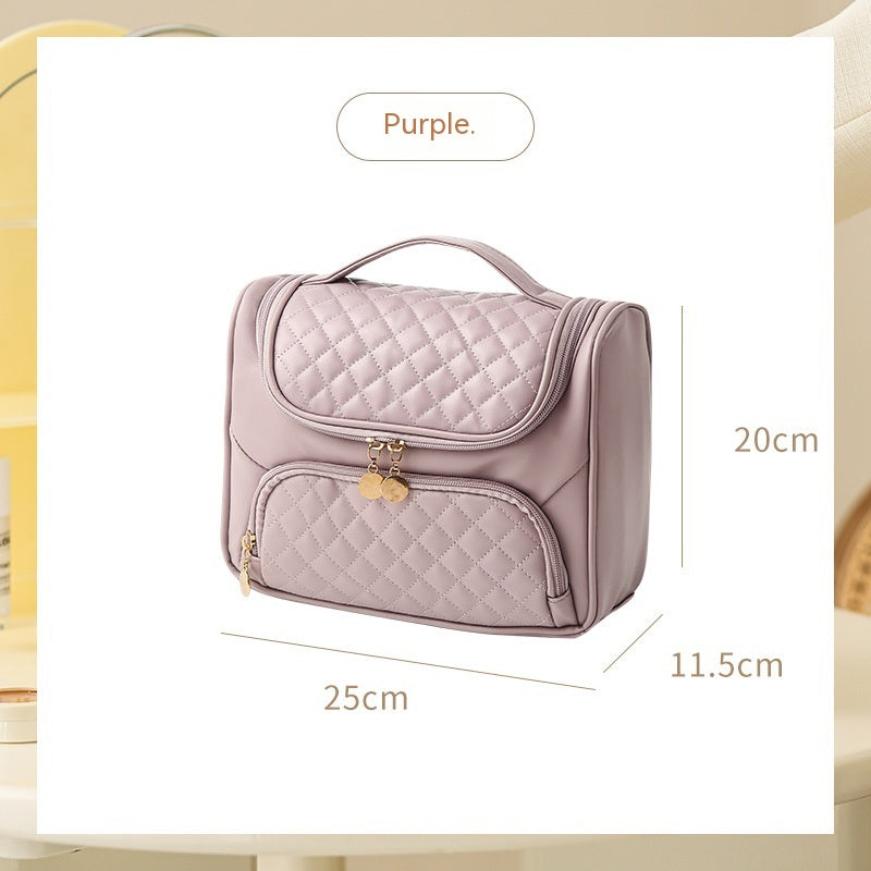Minimalistic Classy Large Portable Cosmetic Bag