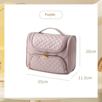 Minimalistic Classy Large Portable Cosmetic Bag