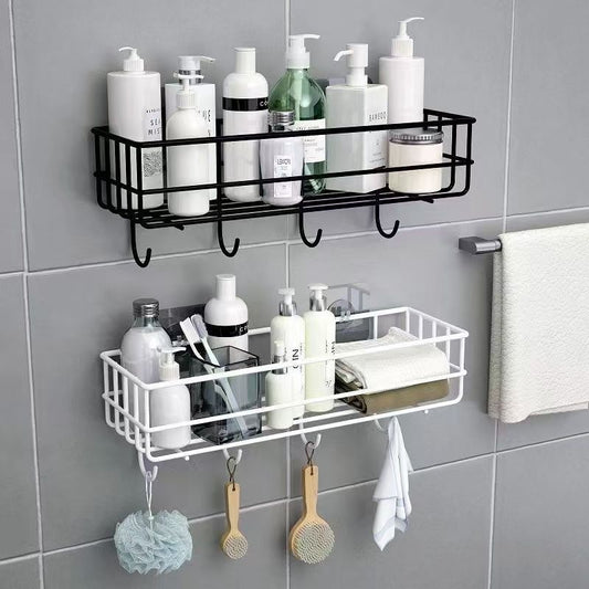 Iron Bathroom Punch-free Storage Rack