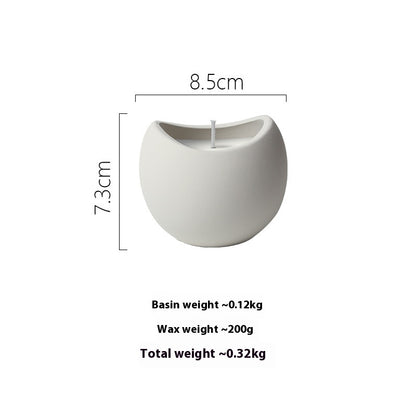 Ceramic Minimalist Creative Ornament Candle Cups